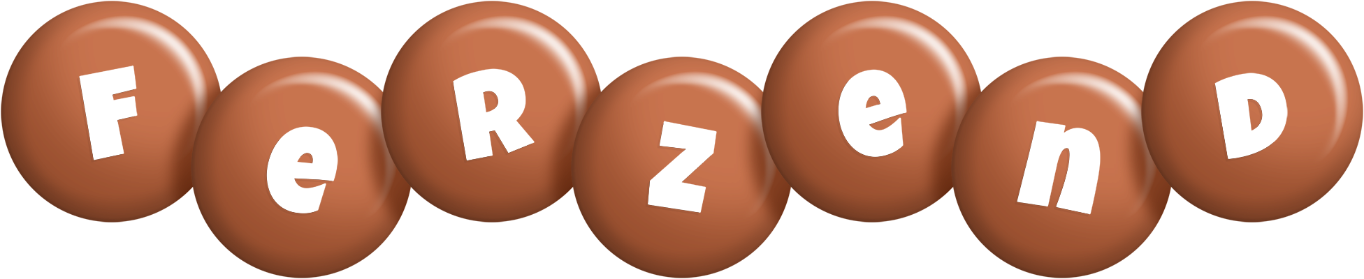 Ferzend candy-brown logo