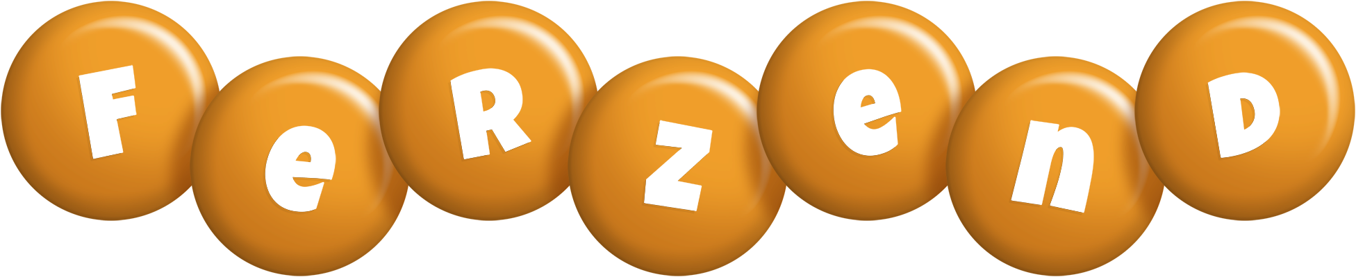 Ferzend candy-orange logo