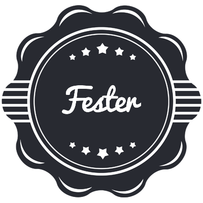 Fester badge logo