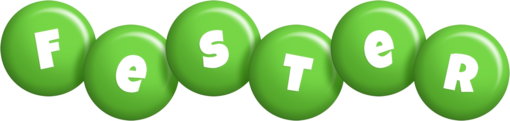 Fester candy-green logo