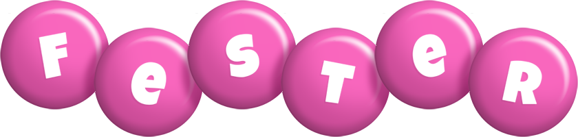 Fester candy-pink logo