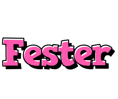 Fester girlish logo