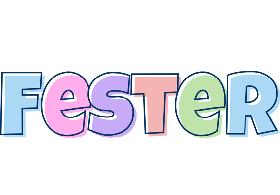 Fester pastel logo