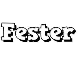 Fester snowing logo