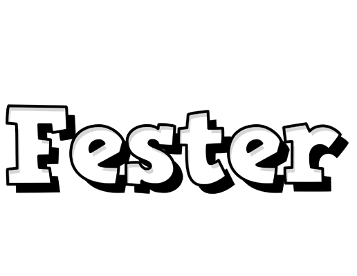 Fester snowing logo