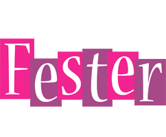 Fester whine logo