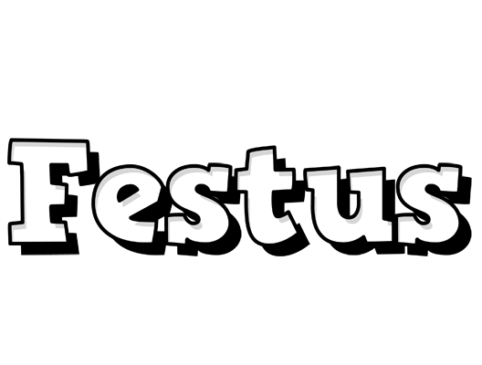 Festus snowing logo