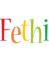 Fethi birthday logo