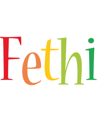 Fethi birthday logo