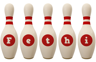 Fethi bowling-pin logo