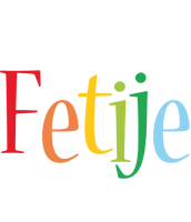 Fetije birthday logo