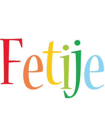 Fetije birthday logo