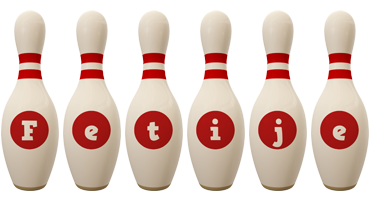 Fetije bowling-pin logo