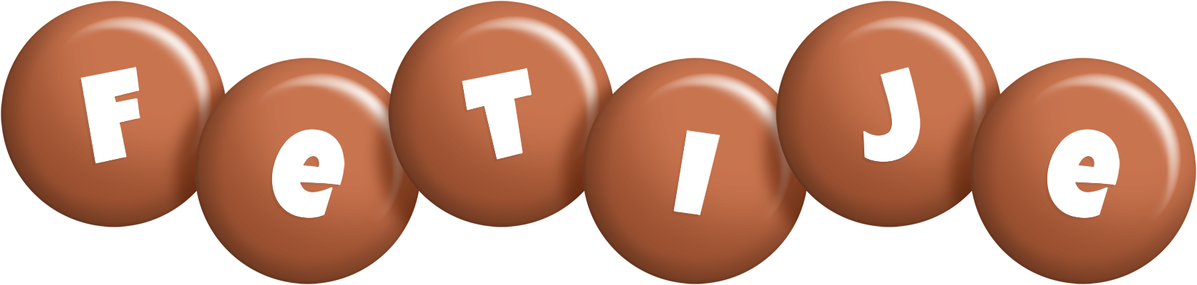 Fetije candy-brown logo