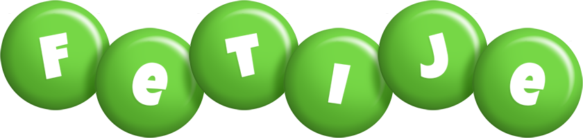 Fetije candy-green logo