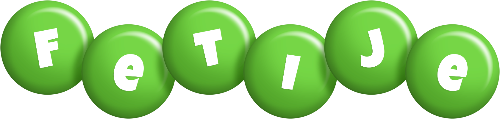 Fetije candy-green logo