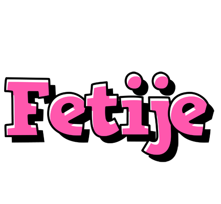 Fetije girlish logo