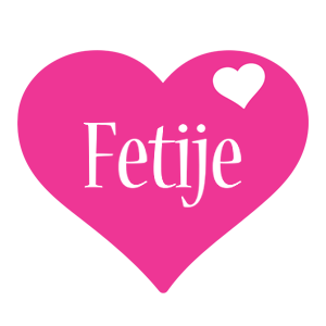 Fetije love-heart logo