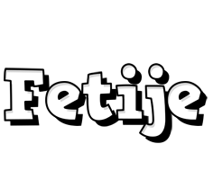 Fetije snowing logo