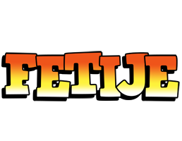 Fetije sunset logo