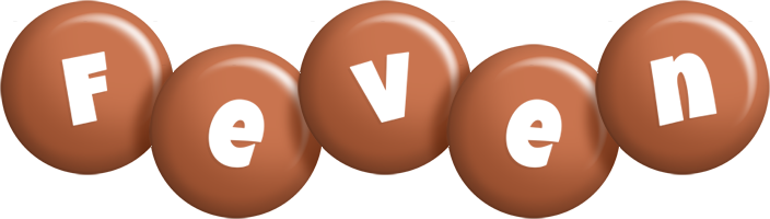 Feven candy-brown logo