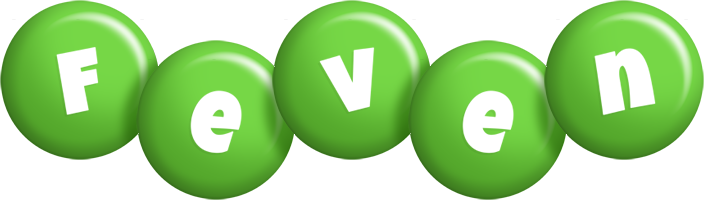 Feven candy-green logo