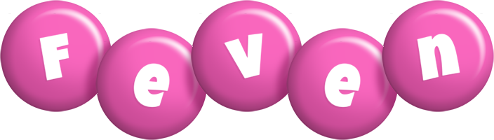 Feven candy-pink logo