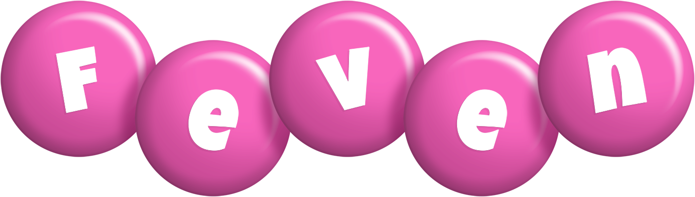 Feven candy-pink logo