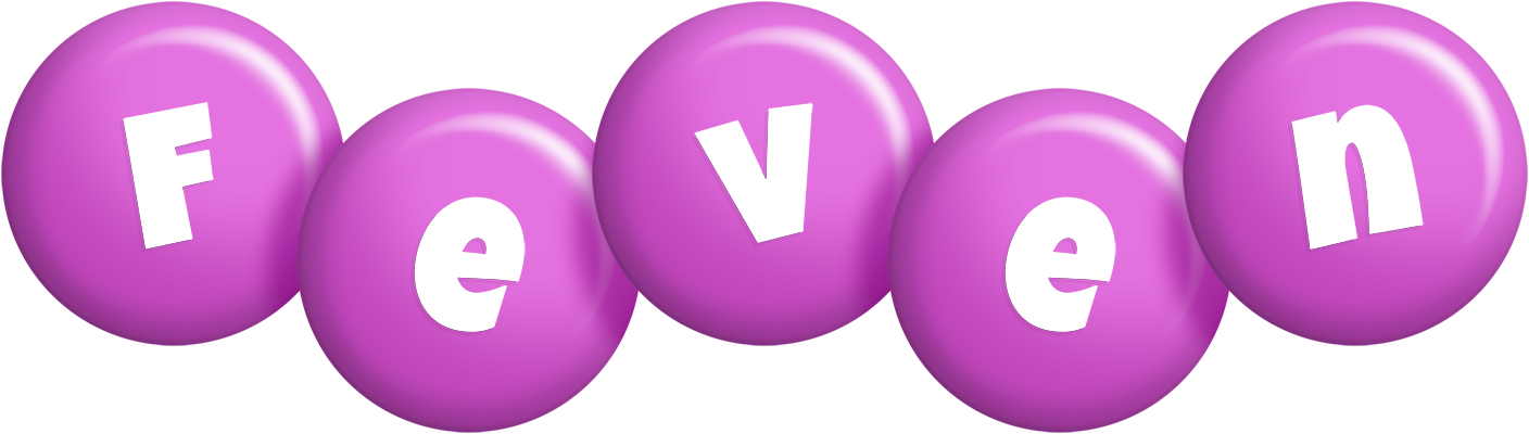 Feven candy-purple logo