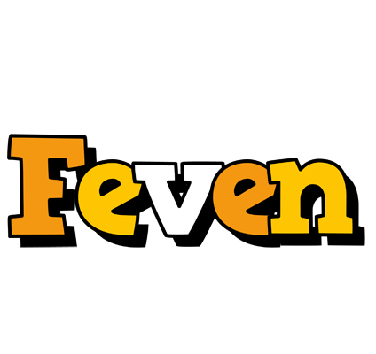 Feven cartoon logo