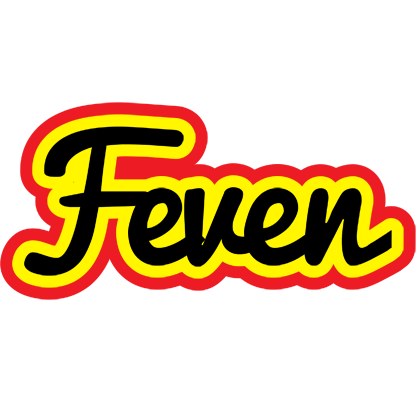 Feven flaming logo