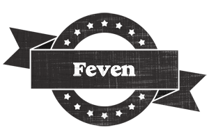 Feven grunge logo