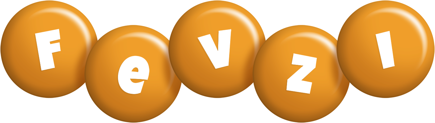 Fevzi candy-orange logo