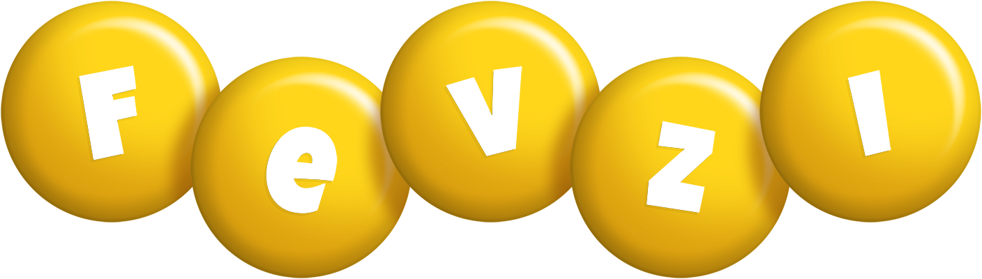 Fevzi candy-yellow logo