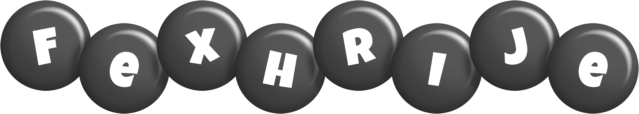 Fexhrije candy-black logo