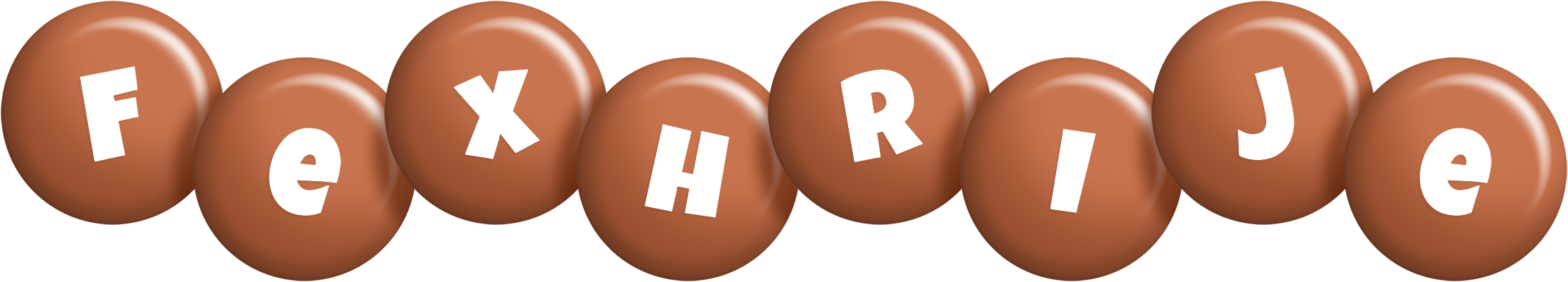 Fexhrije candy-brown logo