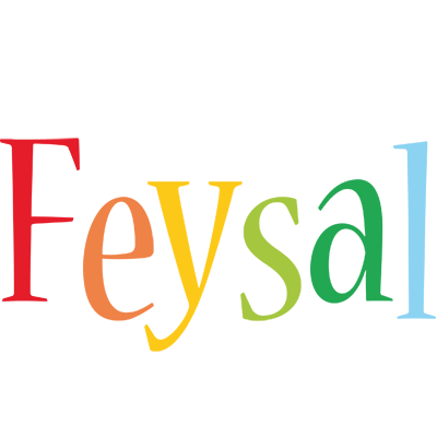 Feysal birthday logo