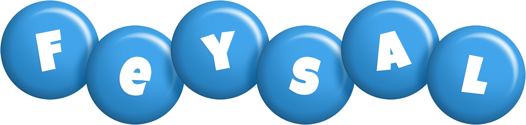 Feysal candy-blue logo