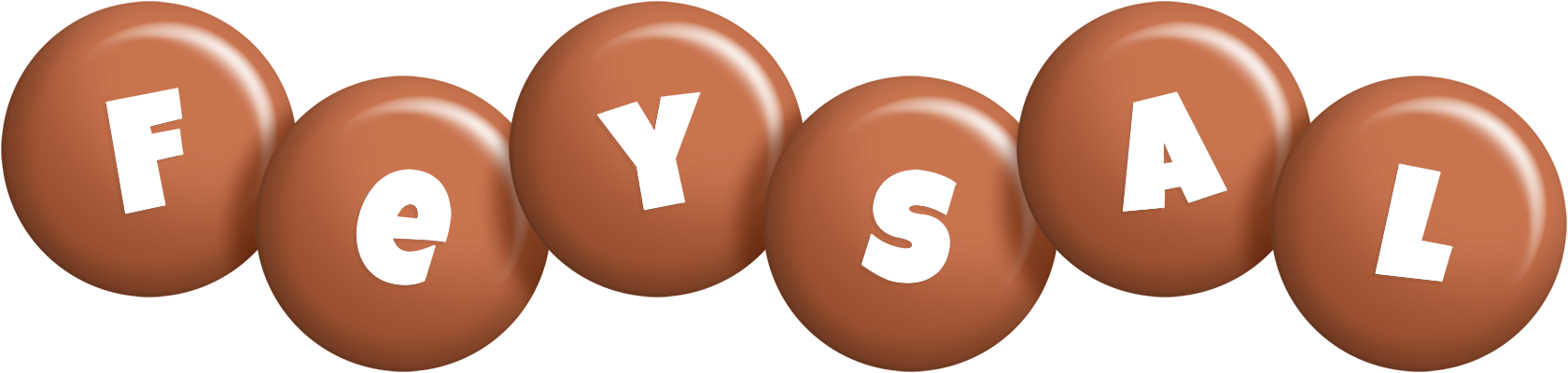 Feysal candy-brown logo
