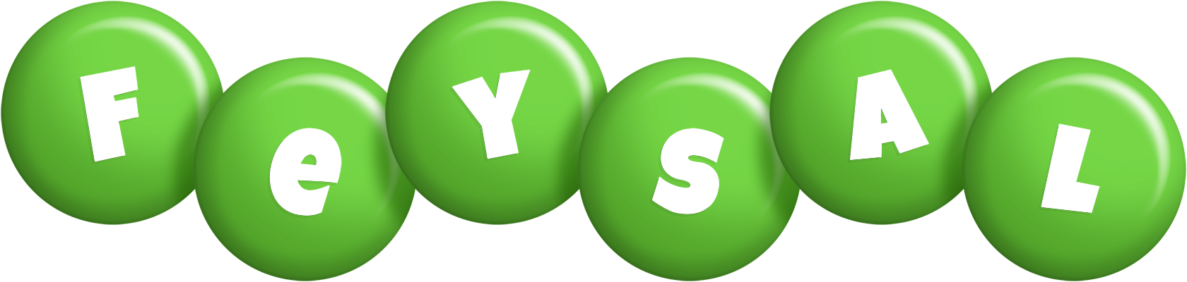 Feysal candy-green logo