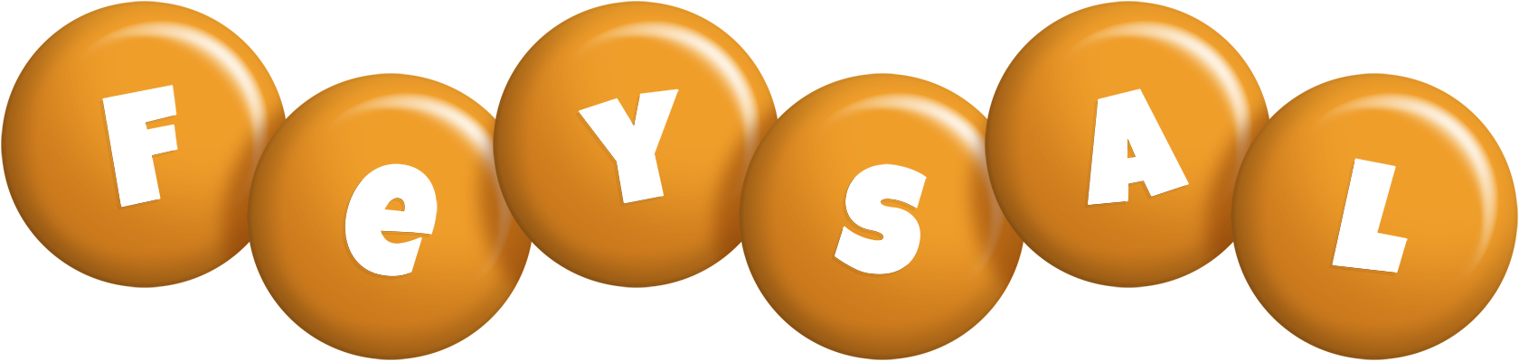 Feysal candy-orange logo