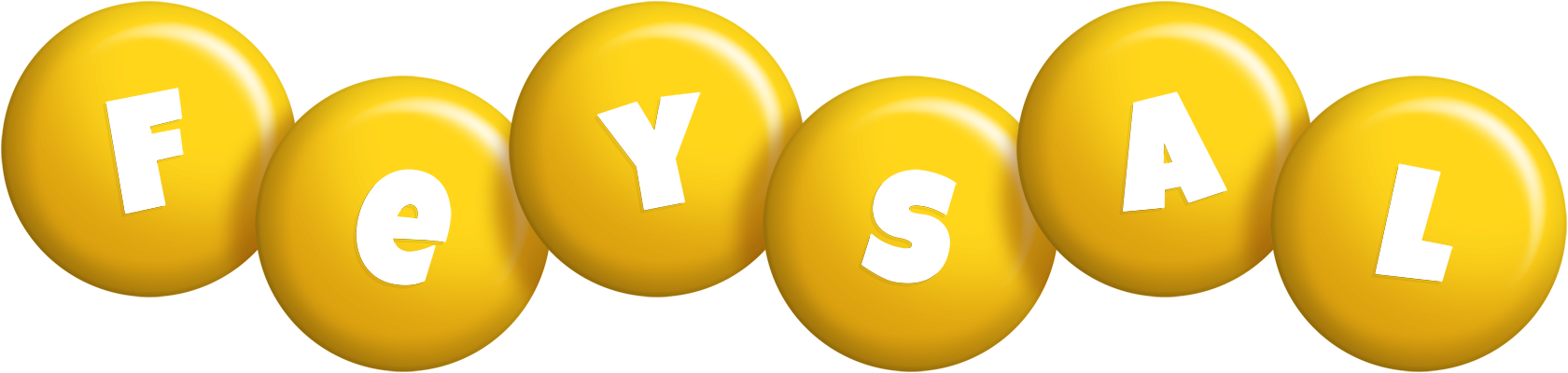 Feysal candy-yellow logo
