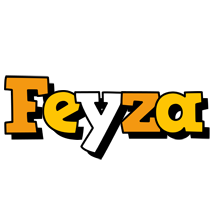 Feyza cartoon logo
