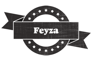 Feyza grunge logo