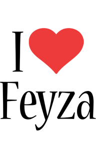 Feyza i-love logo