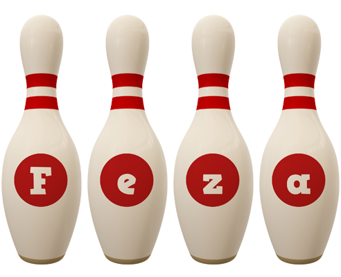 Feza bowling-pin logo
