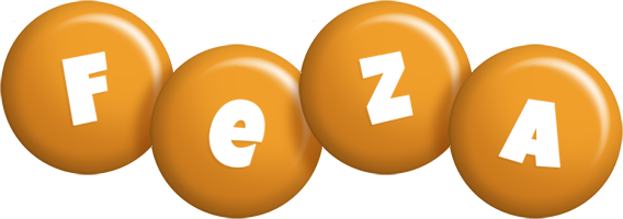 Feza candy-orange logo