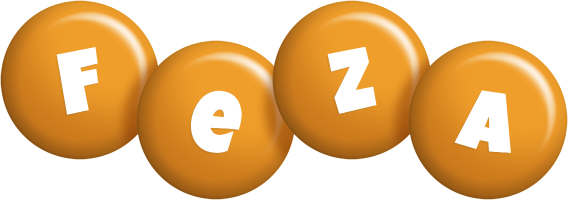 Feza candy-orange logo