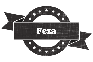 Feza grunge logo