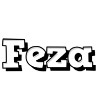 Feza snowing logo